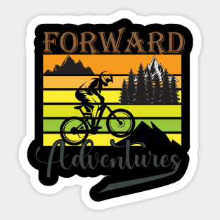 Forward Adventures / cycling Sticker